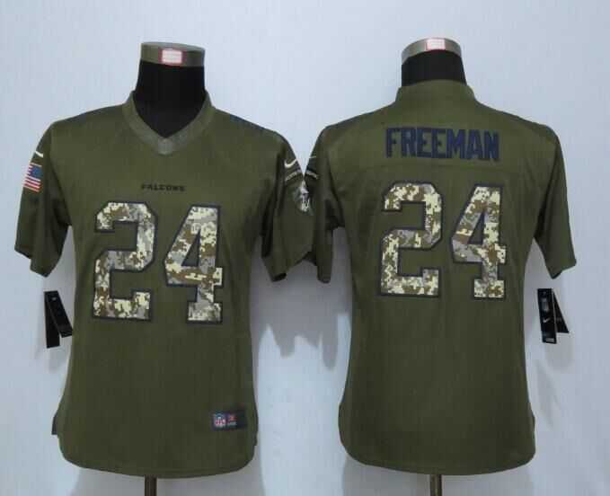 Women Limited Nike Atlanta Falcons #24 Freeman Green Salute To Service Jersey,We sell and wholesale Women Limited Nike Atlanta Falcons #24 Freeman Green Salute To Service Jersey on line form chian!